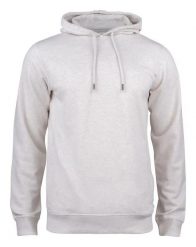 Clique Premium OC Hoody – bluza z kapturem z bawełny organicznej. Szare bluzy męskie CLIQUE, s, bez wzorów, z bawełny, z kapturem. Za 274.42 zł.