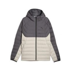Męska kurtka puchowa PACKLITE z kapturem PUMA. Brązowe kurtki męskie Puma, m, bez wzorów, z materiału, klasyczne, z kapturem. Za 599.00 zł.