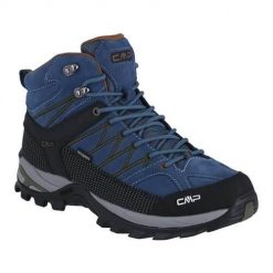 Buty trekkingowe męskie CMP Rigel Mid Trekking Wp. Niebieskie trekkingi męskie CMP, trekkingowe. Za 361.99 zł.