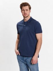 Geox Polo Piquet M3510B-T2649 F4070 Niebieski Regular Fit. Niebieskie koszulki polo męskie Geox, m, bez wzorów, z bawełny, bez ramiączek. Za 239.99 zł.
