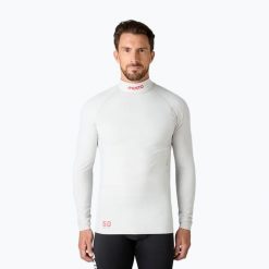 Longsleeve męski Musto Flexlite Cooling. Brązowe bluzki z długim rękawem męskie Musto, l, bez wzorów, z elastanu, bez kołnierzyka. Za 299.99 zł.