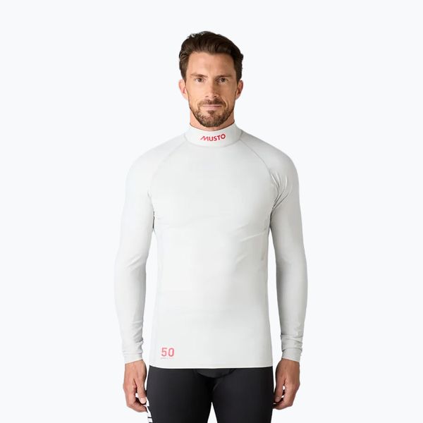 Longsleeve męski Musto Flexlite Cooling. Brązowe bluzki z długim rękawem męskie Musto, l, bez wzorów, z elastanu, bez kołnierzyka. Za 239.99 zł.