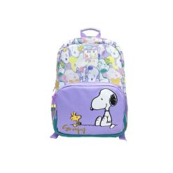 Plecak dostosowany z dwiema kieszeniami dla dzieci Cyp Brands Snoopy. Fioletowe torby i plecaki dziecięce MBRANDS. Za 317.50 zł.