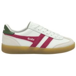 Skórzane sneakersy dla kobiet Gola Viper. Białe obuwie sportowe damskie Gola, bez wzorów. Za 427.50 zł.