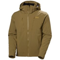 Kurtka narciarska Helly Hansen Alpha 4.0. Brązowe kurtki sportowe męskie Helly Hansen, na zimę, m, bez wzorów, narciarskie. W wyprzedaży za 1,772.00 zł.