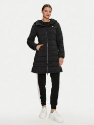 Guess Płaszcz zimowy New Altea V4YL05 WF3X0 Czarny Regular Fit. Czarne płaszcze damskie Guess, na zimę, xs, z aplikacjami, z syntetyku, bez kaptura. Za 649.99 zł.