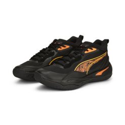 Buty do chodzenia męskie Puma Playmaker Pro Laser. Brązowe buty sportowe męskie Puma, z materiału, bez zapięcia, do koszykówki. Za 552.00 zł.