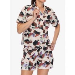Koszula turystyczna damska Kavu Sea La Vie. Czerwone koszule damskie KAVU, bez wzorów, casualowe, bez kołnierzyka. Za 272.99 zł.