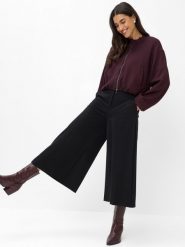 BRAX Spodnie typu culotte dla kobiet Kobiety wiskoza czarny, 36. Czarne spodnie materiałowe damskie Brax, s, bez wzorów, z wiskozy. Za 579.95 zł.