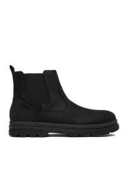 Rieker Botki CEO-F7051-00 Czarny. Czarne botki męskie Rieker, bez wzorów, z nubiku, bez zapięcia. Za 449.99 zł.