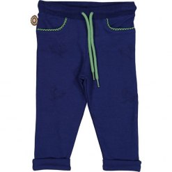 Spodnie "Get Up Offa That Thing" w kolorze granatowym. Niebieskie spodnie materiałowe dla dziewczynek 4FunkyFlavours Kids. W wyprzedaży za 82.95 zł.