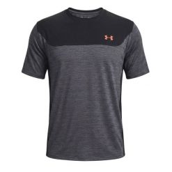 Koszulka treningowa męska Under Armour Tech Utility. Czarne koszulki sportowe męskie Under Armour, l, bez wzorów, z materiału, bez kołnierzyka, bez ramiączek, na fitness i siłownię. Za 219.15 zł.