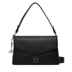Torebka Armani Exchange. Czarne torebki do ręki damskie Armani Exchange, bez wzorów, klasyczne, bez dodatków. Za 614.99 zł.