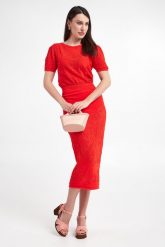 Sweter damski ażurowy TWINSET. Swetry damskie Twinset Milano, m, w ażurowe wzory, bez kołnierzyka, bez ramiączek, bez kaptura. W wyprzedaży za 386.37 zł.