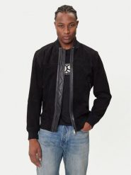 BOSS Kurtka skórzana Johice 50543505 Czarny Regular Fit. Czarne kurtki męskie Boss, m, bez wzorów, ze skóry, bez kaptura. Za 1,569.00 zł.
