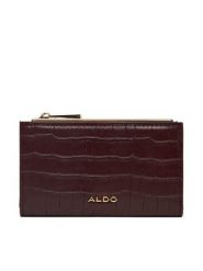 Aldo Portfel Mereclya 14143695 Bordowy. Czerwone portfele damskie Aldo, bez wzorów, ze skóry. Za 129.99 zł.