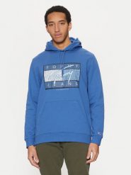 Tommy Jeans Bluza Dna Flag Twist DM0DM21100 Niebieski Regular Fit. Niebieskie bluzy męskie Tommy Jeans, m, bez wzorów, z bawełny, bez kaptura. Za 249.99 zł.