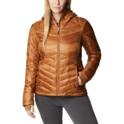 Kurtka zimowa damska Columbia Joy Peak z kapturem. Brązowe kurtki sportowe damskie Columbia, na zimę, m, bez wzorów, z kapturem, trekkingowe. W wyprzedaży za 637.00 zł.
