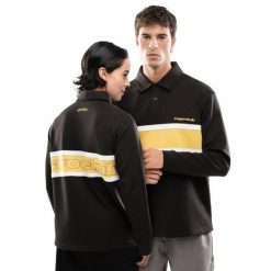 Męska koszulka polo z długim rękawem Rayo Club Lifestyle Siroko RC Dribble Bl. Czarne bluzki z długim rękawem męskie SIROKO, m, bez wzorów, biznesowe, bez ramiączek. Za 211.00 zł.