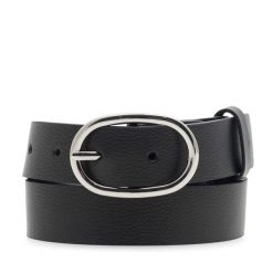 Pasek Damski Lasocki. Czarne paski damskie Lasocki, bez wzorów. Za 99.99 zł.