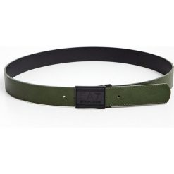 PASEK EA7 EMPORIO ARMANI. Czarne paski damskie EA7 Emporio Armani, bez wzorów, z gumy. Za 249.00 zł.