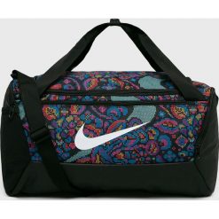 Nike - Torba sportowa. Czarne torby sportowe męskie Nike, bez wzorów, z materiału, małe. Za 119.90 zł.
