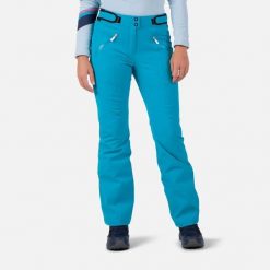 Spodnie narciarskie dla kobiet Rossignol Blackside. Niebieskie spodnie snowboardowe damskie Rossignol, bez wzorów, sportowe, narciarskie. Za 1,225.30 zł.