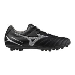 Buty piłkarskie Mizuno Monarcida Neo Select AG. Czarne buty sportowe męskie Mizuno, bez zapięcia, do piłki nożnej. Za 296.00 zł.