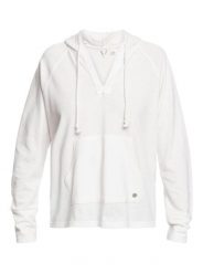 Bluza z kapturem dla Kobiety DESTINATION SURF Biały. Białe bluzy damskie Roxy, m, bez wzorów, z bawełny, z kapturem. Za 269.35 zł.