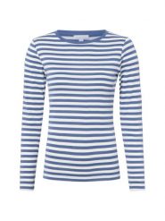 Brookshire Koszulka z długim rękawem Kobiety Bawełna (100%) niebieski, S. Niebieskie t-shirty damskie brookshire, s, bez wzorów, z bawełny, bez kołnierzyka. Za 99.95 zł.