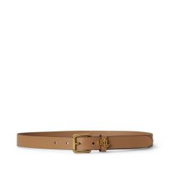 Pasek LAUREN RALPH LAUREN. Brązowe paski damskie Lauren Ralph Lauren, bez wzorów. Za 419.99 zł.