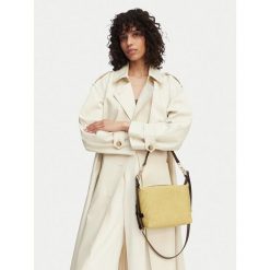 Torebka Furla. Żółte torebki do ręki damskie Furla, bez wzorów, klasyczne, bez dodatków. Za 683.99 zł.