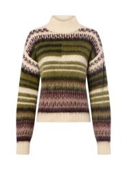 More & More Sweter z dzianiny Kobiety biały|zielony|lila, 42. Białe swetry damskie More & More, bez wzorów, z dzianiny, bez kołnierzyka, bez ramiączek, długie, bez kaptura. Za 379.95 zł.