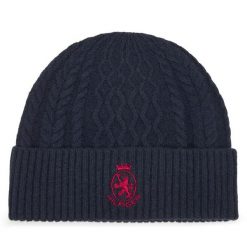Czapka Tommy Hilfiger. Niebieskie czapki i kapelusze męskie Tommy Hilfiger, na zimę, bez wzorów. Za 259.99 zł.