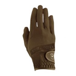 Rękawice jeździeckie RSL Riders Touch Messina. Brązowe rękawiczki dziecięce RSL, bez wzorów. Za 189.00 zł.