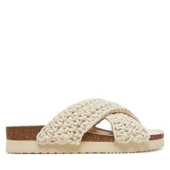 Klapki DeeZee. Klapki damskie DeeZee, bez wzorów, bez obcasa. Za 149.99 zł.