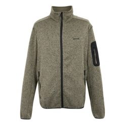 Bluza Polarowa Męska Melanżowy Pełen Suwak Newhill. Brązowe bluzy męskie Regatta, na zimę, m, bez wzorów, z polaru, bez kaptura. Za 90.99 zł.