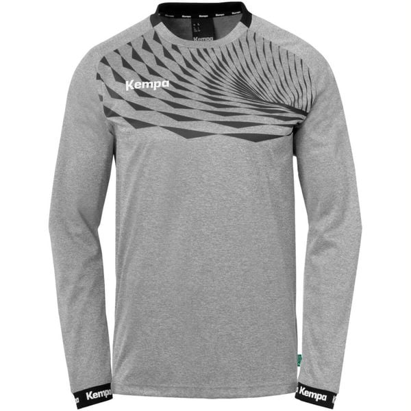 Dżersej z długim rękawem Kempa Wave 26. Brązowe koszulki sportowe męskie Kempa, bez wzorów, z dżerseju, bez kołnierzyka, bez ramiączek, do piłki nożnej. Za 194.00 zł.