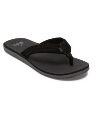Sandały dla Mężczyzn CARVER SUEDE CORE. Czarne sandały męskie Quiksilver, z gumy, bez zapięcia. Za 129.99 zł.