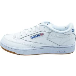 Trampki Reebok Classic Club C 85, Biały. Białe buty sportowe męskie Reebok, bez wzorów, z gumy, sportowe, bez zapięcia. Za 403.85 zł.