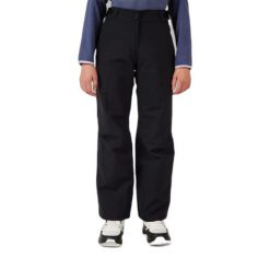 Isolowane spodnie narciarskie dla dziewczynki Rossignol. Czarne buty zimowe dziewczęce Rossignol, bez wzorów, bez zapięcia. Za 349.00 zł.