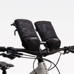 Rękawiczki Pogies – para. Czarne rękawiczki dziecięce KIDS RIDE SHOTGUN, bez wzorów, z polaru. Za 169.00 zł.