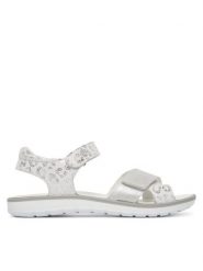 Primigi Sandały 1385311 D Srebrny. Szare sandały dziewczęce Primigi, ze skóry, bez zapięcia. Za 299.99 zł.