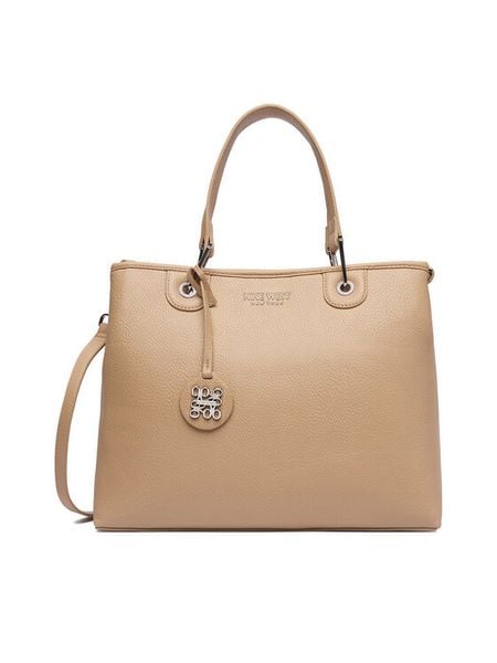 Nine West Torebka CEO-Soho Bloom-LDA8569 Beżowy. Brązowe torebki do ręki damskie Nine West, bez wzorów, z materiału, bez dodatków. Za 172.99 zł.