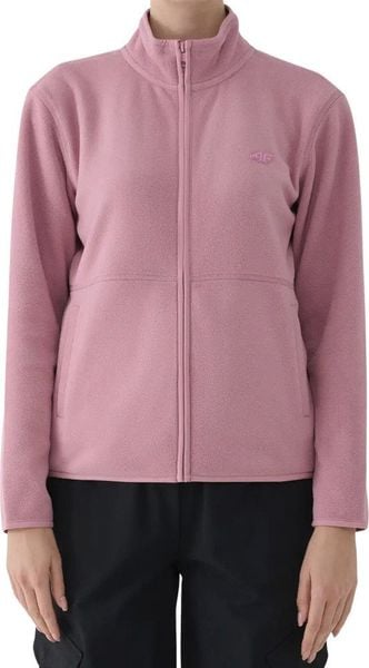 Bluza polarowa damska 4F F354 różowa 4FWAW25TFLEF354 56S XL. Czerwone bluzy damskie 4f, s, bez wzorów, z polaru, bez kaptura. Za 196.63 zł.