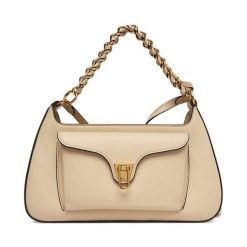 Torebka Coccinelle. Brązowe torebki do ręki damskie Coccinelle, bez wzorów, klasyczne, bez dodatków. Za 1,339.00 zł.