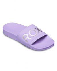 Sandały dla Dziewczynki RG SLIPPY Fioletowy. Fioletowe sandały dziewczęce Roxy, z gumy, bez zapięcia. Za 94.99 zł.