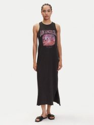 ONLY Sukienka codzienna Lucy 15324373 Czarny Regular Fit. Czarne sukienki damskie Only, na co dzień, l, bez wzorów, z bawełny, bez kołnierzyka, bez ramiączek, proste. Za 99.99 zł.