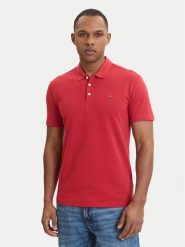 Napapijri Polo Ealis NP0A4H8B Czerwony Regular Fit. Czerwone koszulki polo męskie Napapijri, l, bez wzorów, z bawełny, bez ramiączek. Za 299.99 zł.