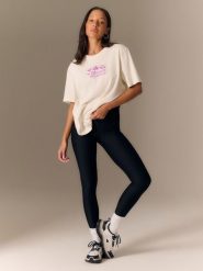 4F Legginsy z prążkowanej dzianiny damskie - czarne M. Czarne legginsy damskie 4f, m, bez wzorów, z dzianiny. Za 99.99 zł.